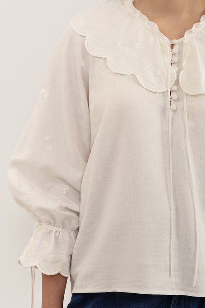 Gaptuvalnya Сорочка «Ода» з білою вишивкою