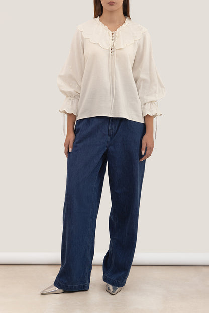 Gaptuvalnya Сорочка «Ода» з білою вишивкою