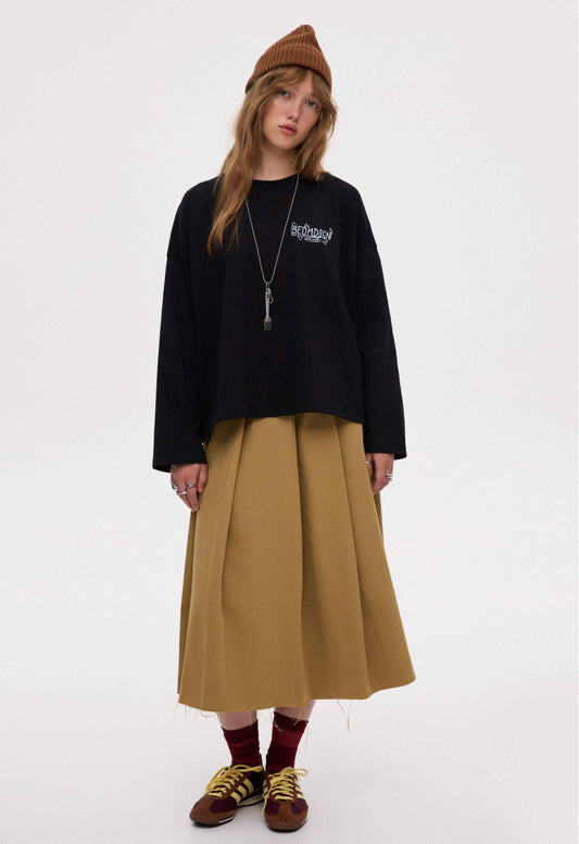 BE OM ЛОНГСЛІВ ОВЕРСАЙЗ ВКОРОЧЕНИЙ ЧОРНИЙ SUCCESS