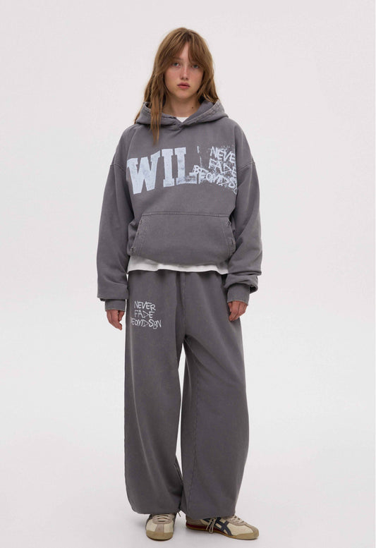 BE OM Джогери оверсайз виварені сірі