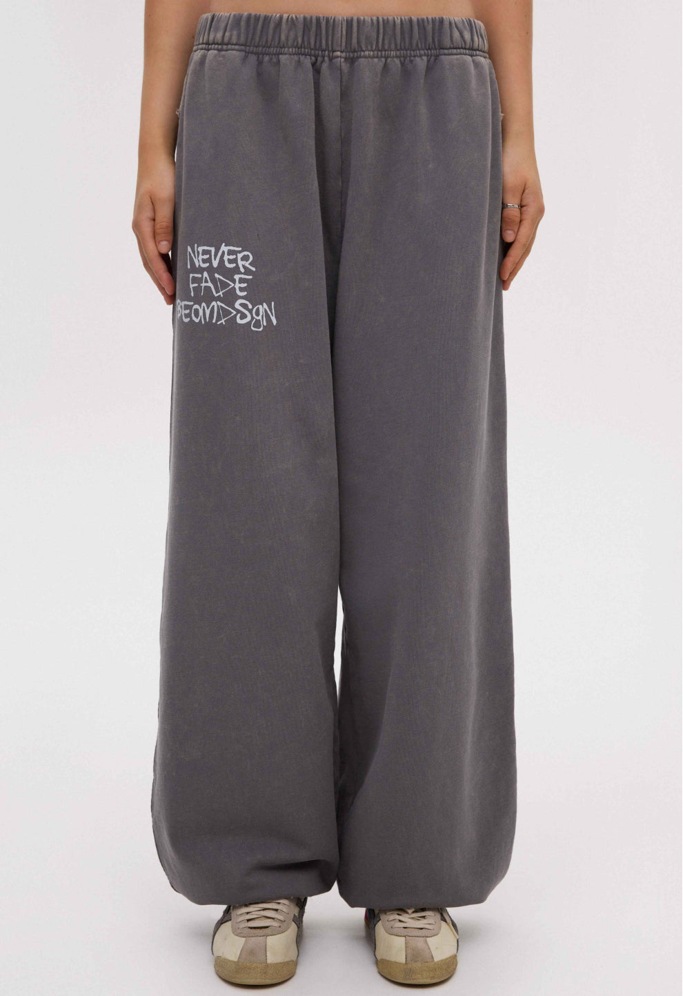 BE OM Джогери оверсайз виварені сірі