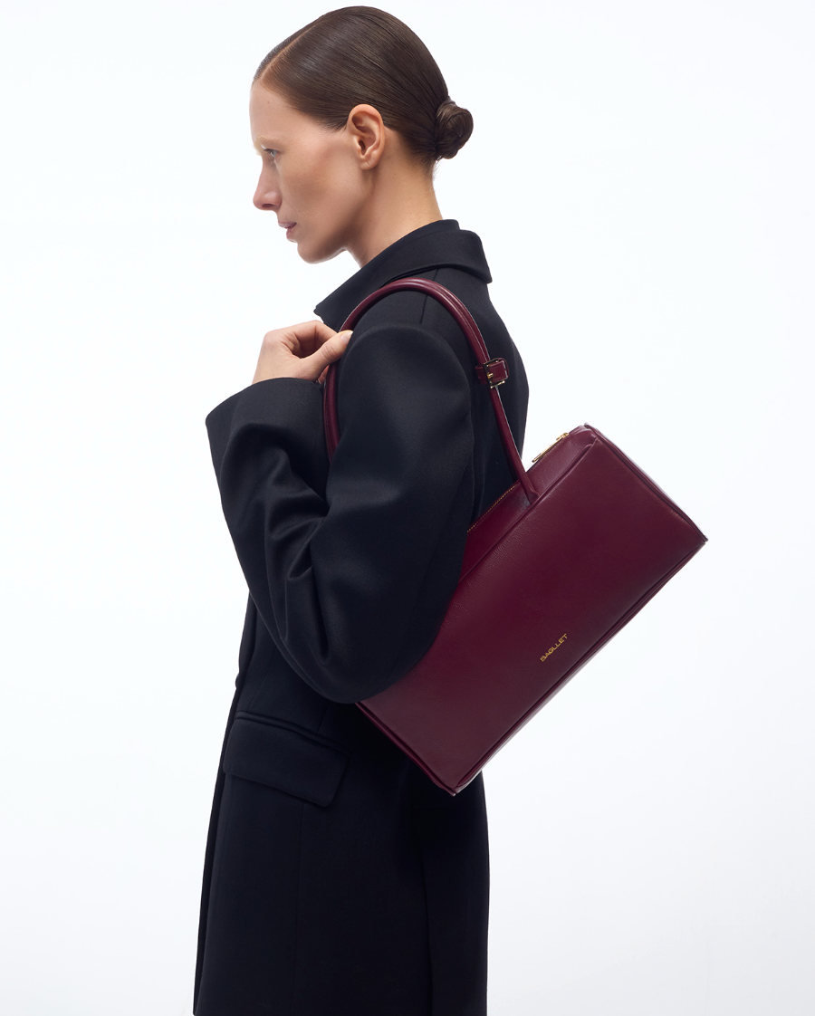 BAGLLET Сумка BG203 Бордовий трентіно