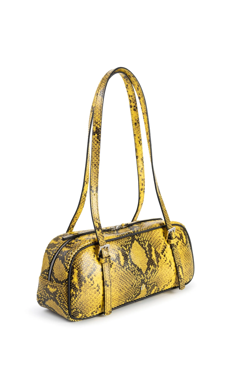 NUKOT BOWLING BAG PYTHON YELLOW