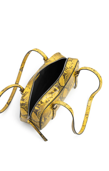 NUKOT BOWLING BAG PYTHON YELLOW