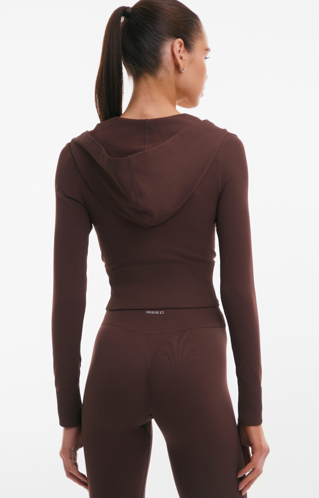 MISSD Кофта із технологією вологовідведення Kayla jacket шоколадна