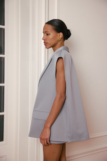 BAZHANE Жилет котоновий оверсайз