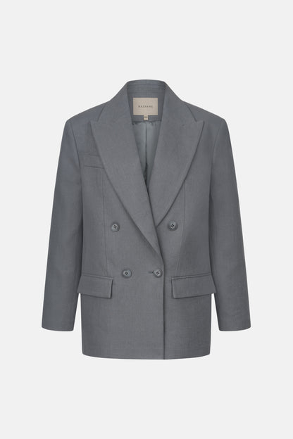 BAZHANE Жакет лляний двобортний оверсайз з підплічниками