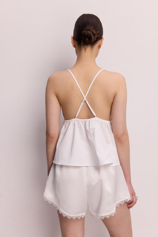 BAZHANE Топ Whipped cream молочний