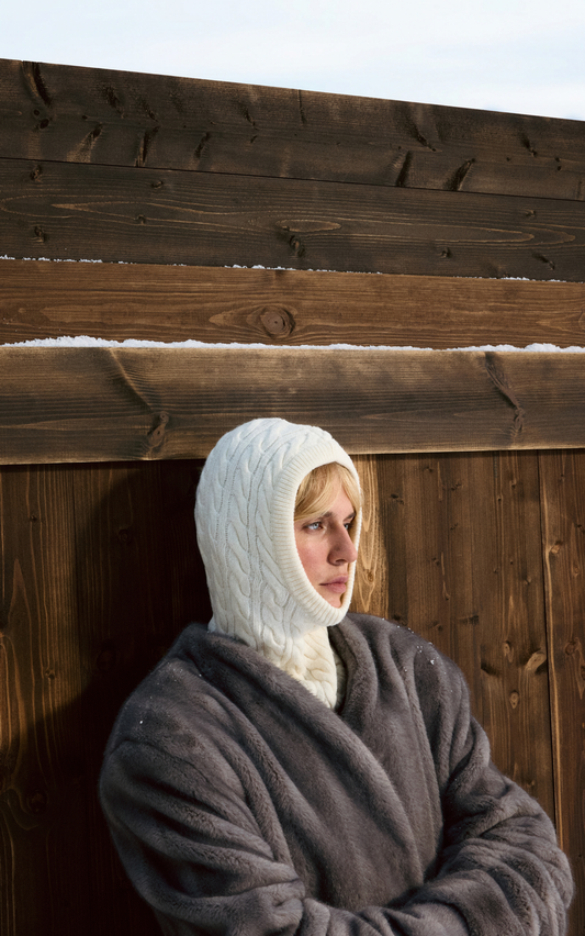 COOSH БАЛАКЛАВА ВʼЯЗАНА В КОСИЧКУ