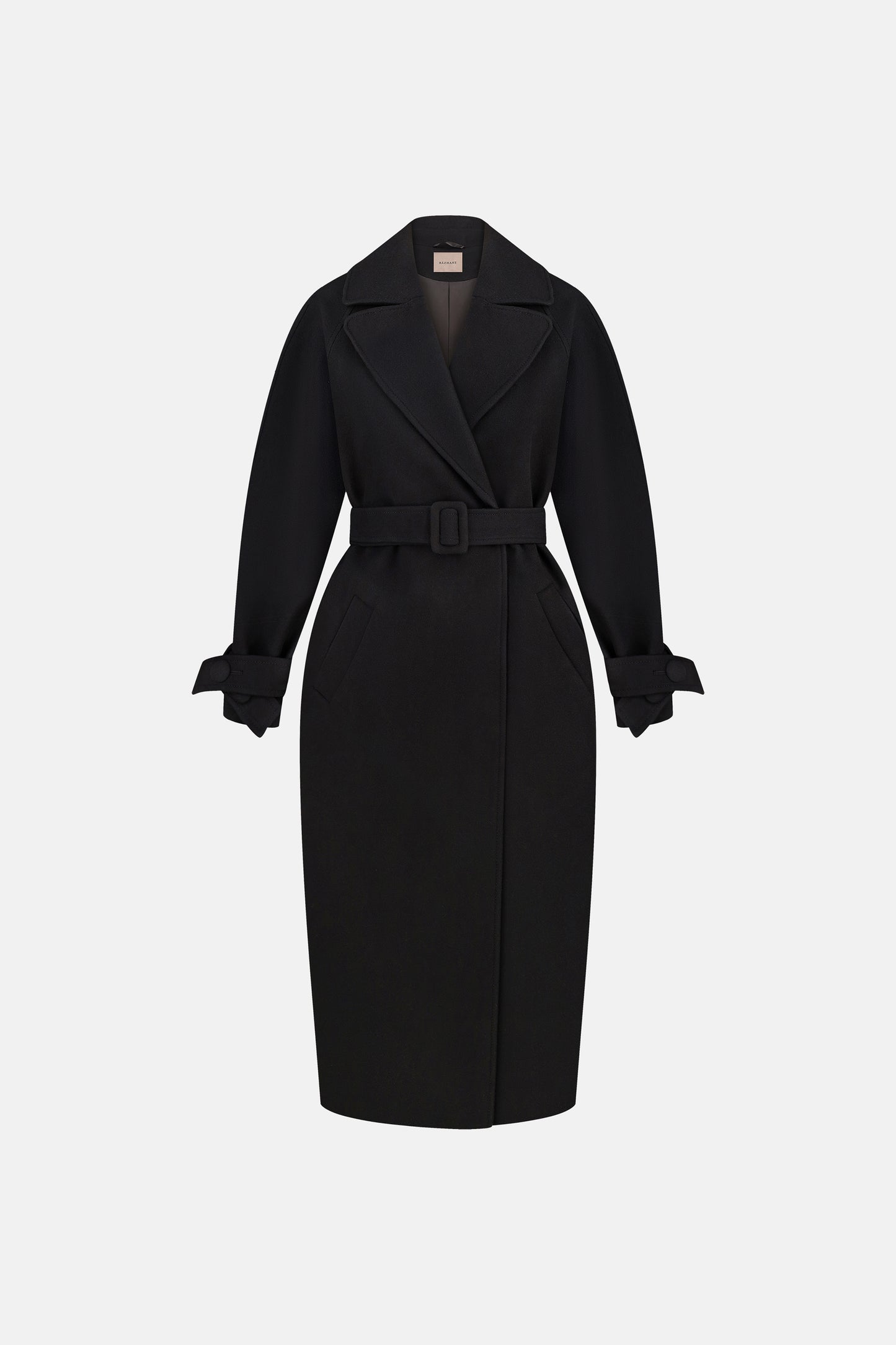 BAZHANE ПАЛЬТО МАКСІ ЗІ СПУЩЕНИМ РУКАВОМ