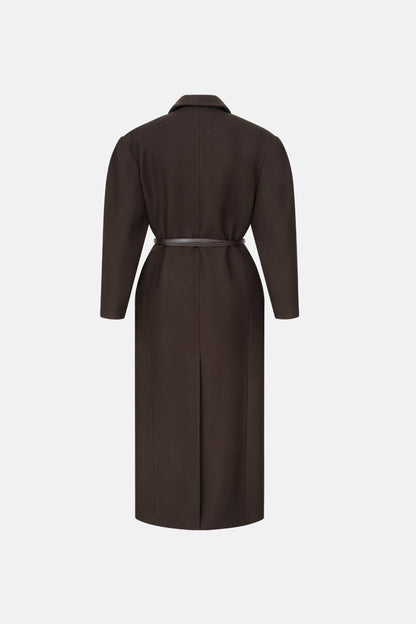 BAZHANE ДВОБОРТНЕ ПАЛЬТО З АКЦЕНТНИМ ПЛЕЧЕМ