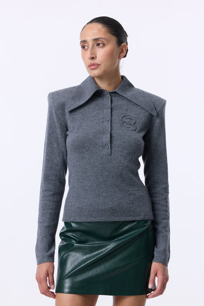 BAZHANE ПОЛО З ДОВГИМ РУКАВОМ CARDINAL