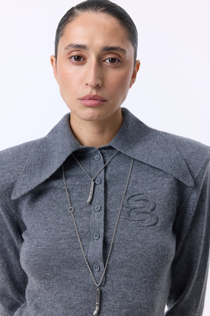 BAZHANE ПОЛО З ДОВГИМ РУКАВОМ CARDINAL