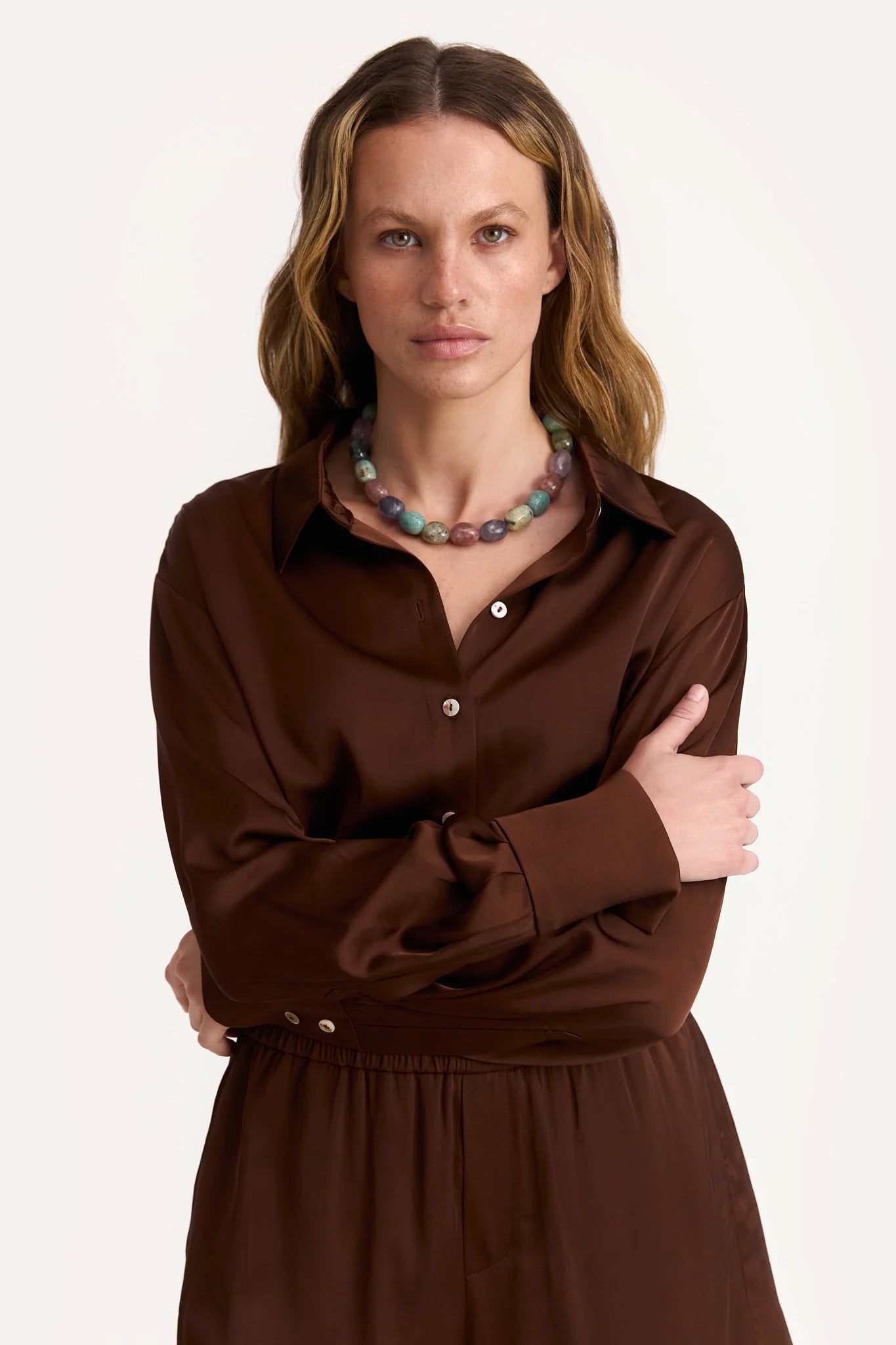 IAM Сорочка Maree in Chocolate