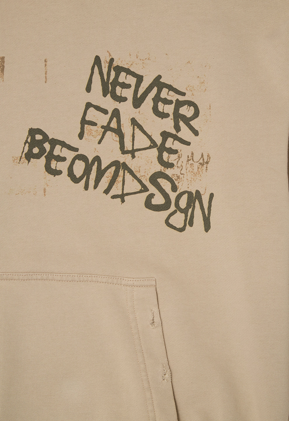 BE OM ХУДІ ОВЕРСАЙЗ ВИВАРЕНИЙ БЕЖЕВИЙ