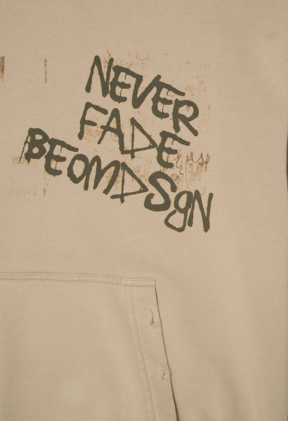 BE OM ХУДІ ОВЕРСАЙЗ ВИВАРЕНИЙ БЕЖЕВИЙ