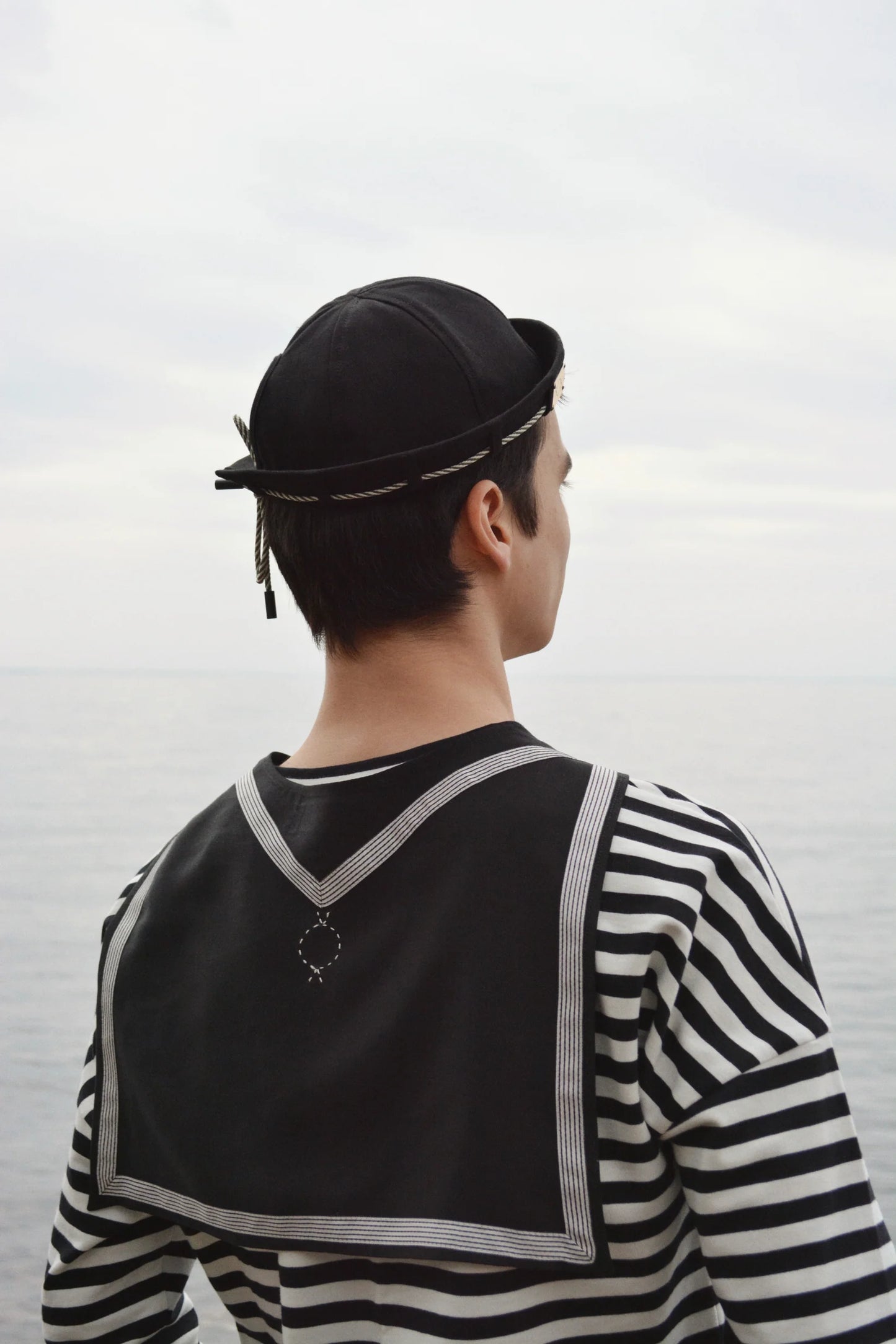 EROMIN Black Wave Sea Hat