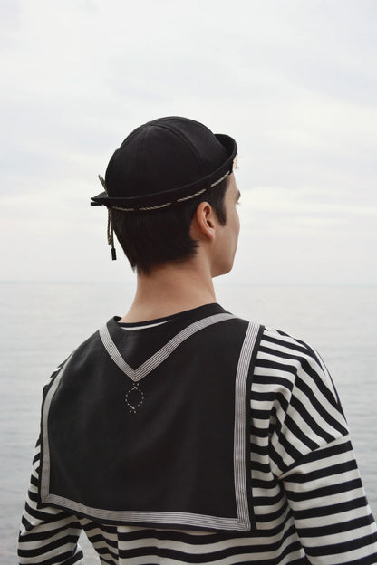 EROMIN Black Wave Sea Hat