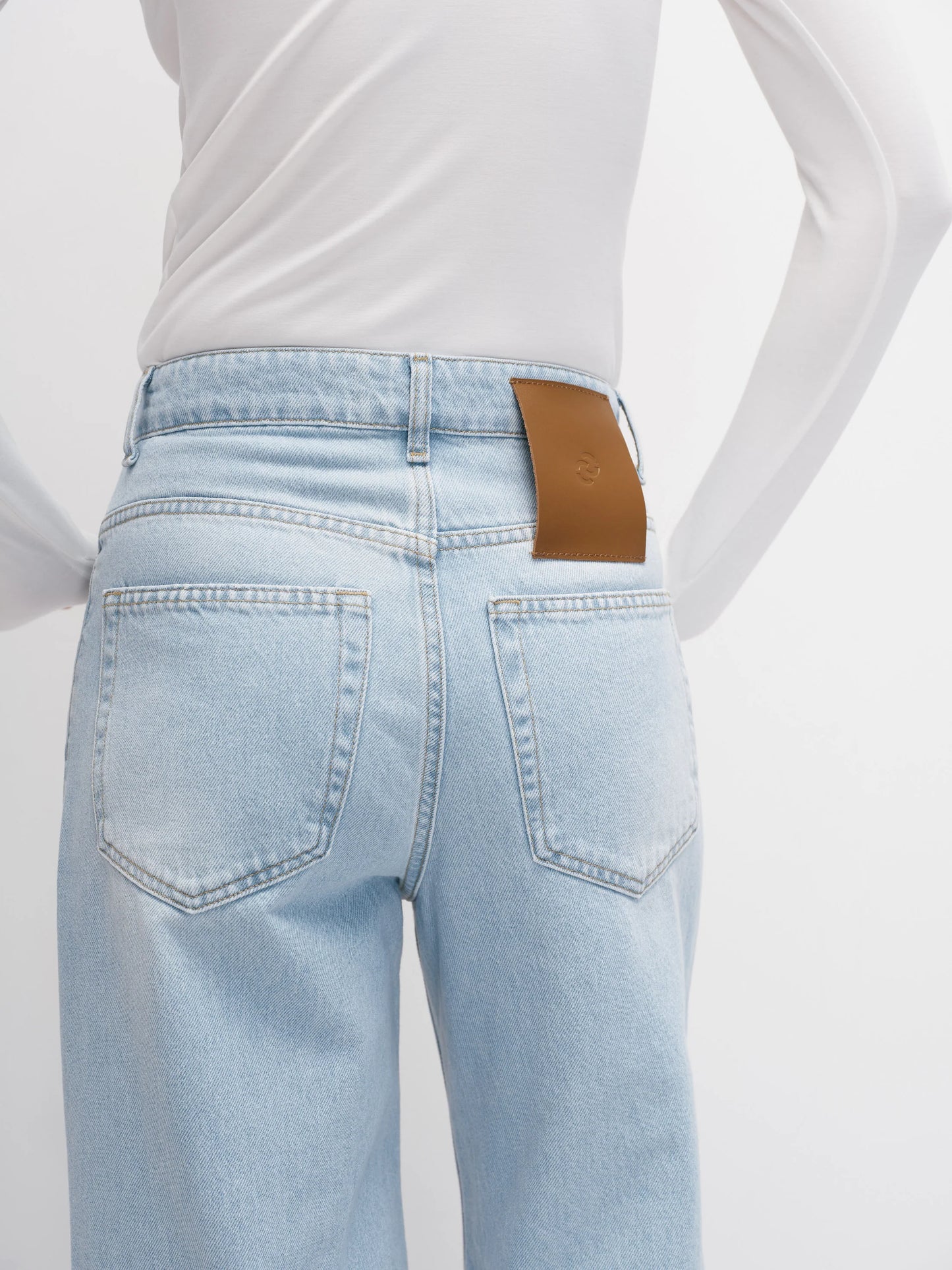 CICI COCO Джинси блакитні широкого крою