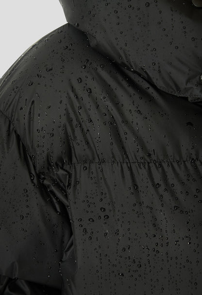 BE OM ПУХОВИК ОВЕРСАЙЗ ЧОРНИЙ