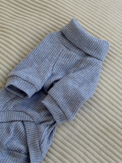 CHOU CHOU Гольф класичний з ангори для собак блакитний