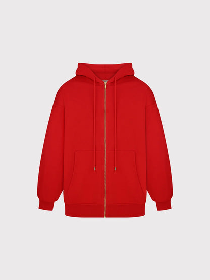 DAFF Худі з блискавкою червоний