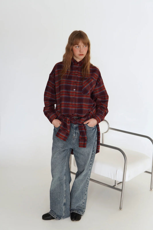 LUCKYREEF ТЕПЛА ФЛАНЕЛЕВА СОРОЧКА WARM RED