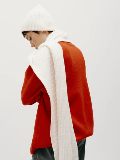 CICI COCO ШАРФ МОЛОЧНИЙ