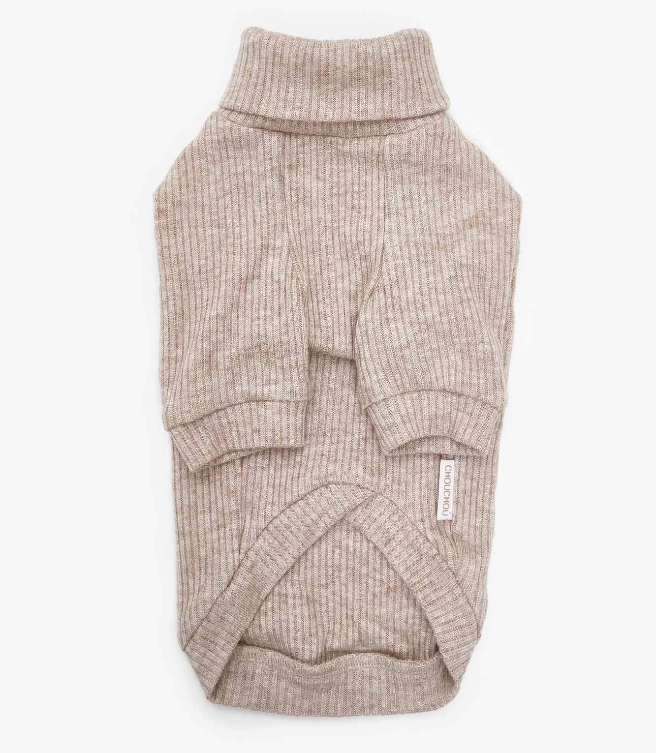 CHOU CHOU Гольф класичний з ангори для собак бежевий