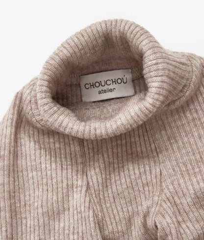 CHOU CHOU Гольф класичний з ангори для собак бежевий