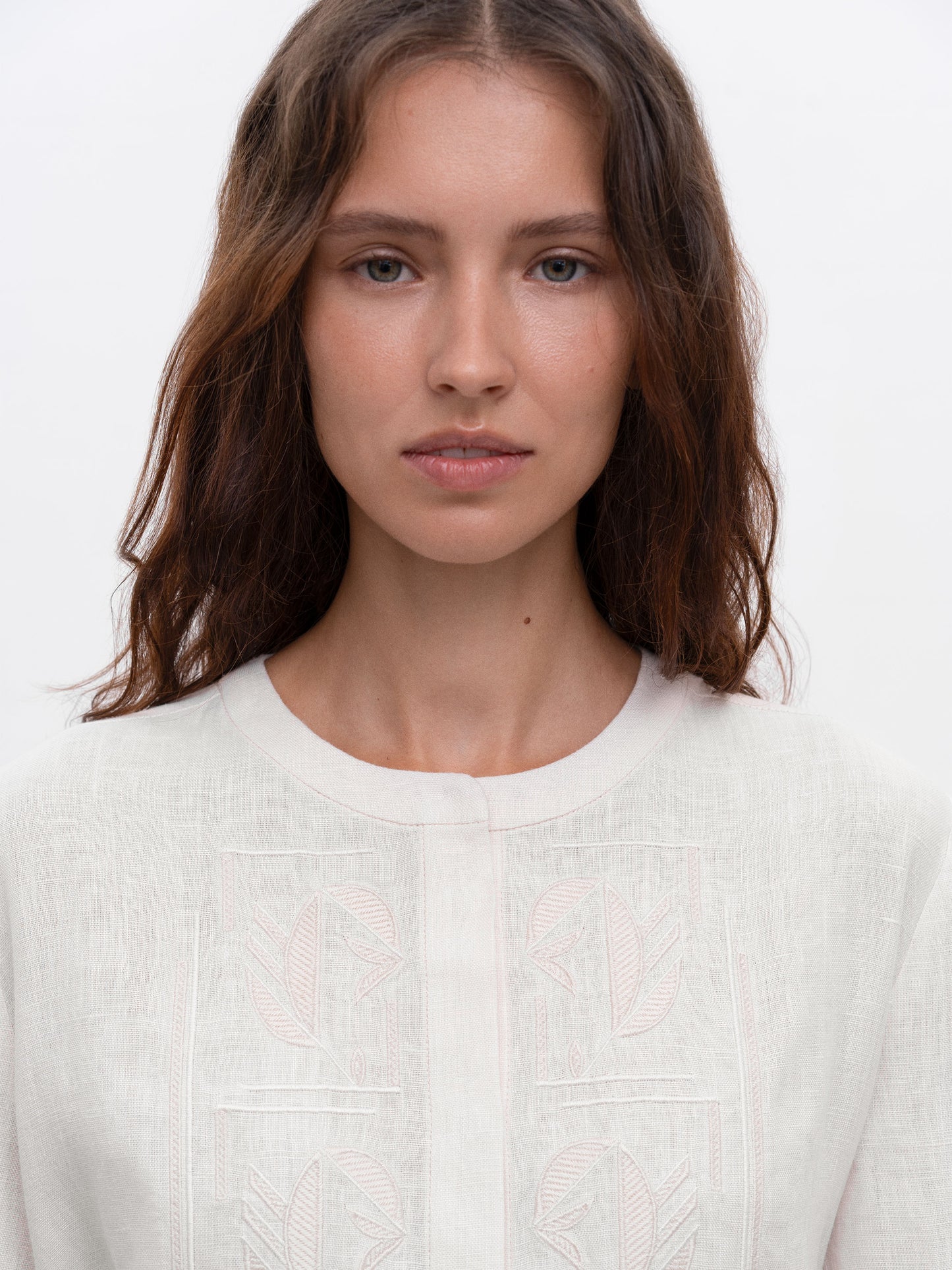 ETNODIM Вишита світла блуза "Нива"