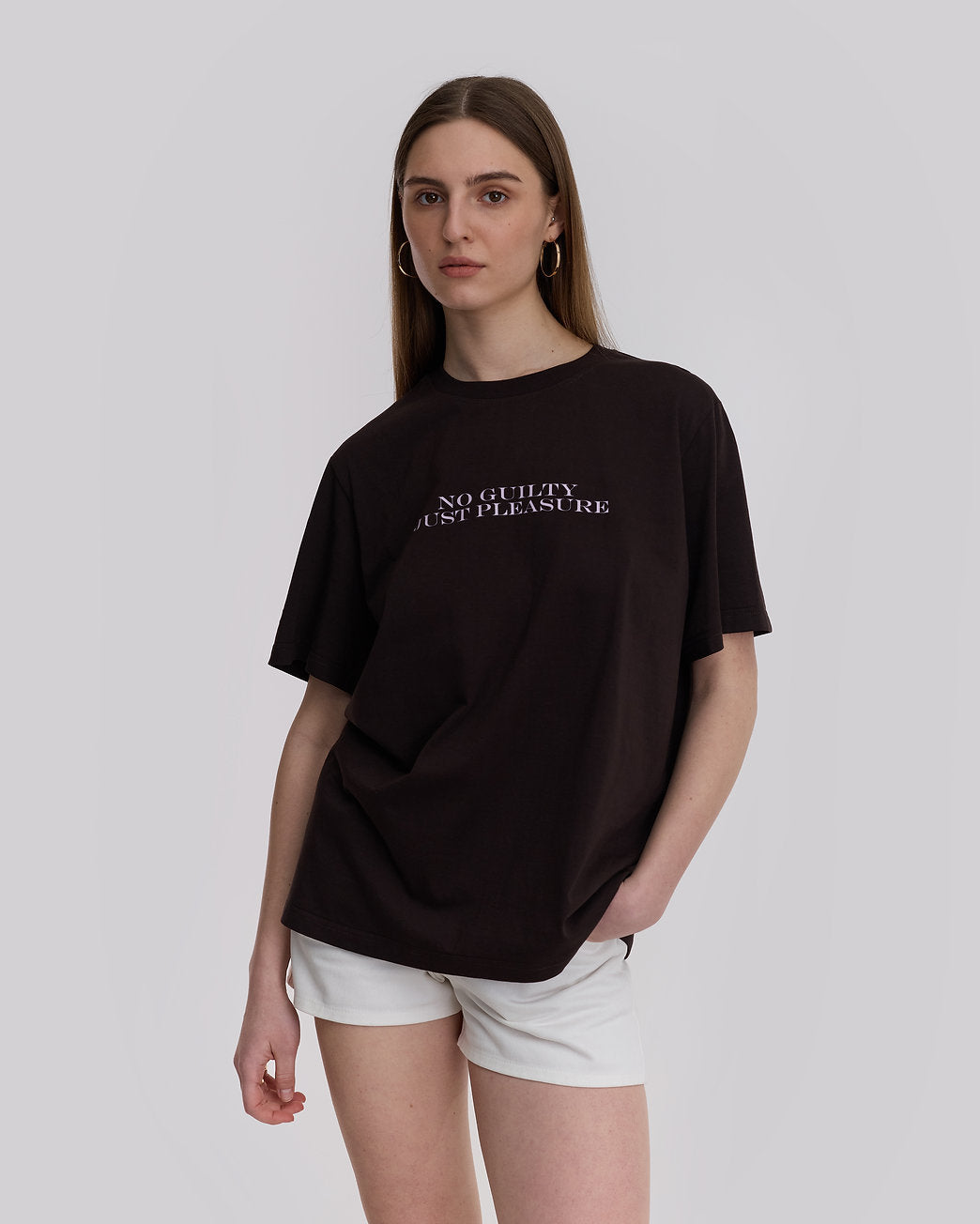 KNITLAB ФУТБОЛКА PLEASURE OVERSIZED