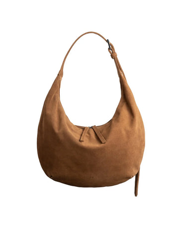 NUKOT HOBO DROP BAG SUEDE TOFFEE