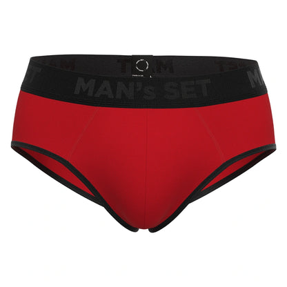 MAN's SET бріфи Anatomic Briefs 2.0 Black Series Micromodal, червоний