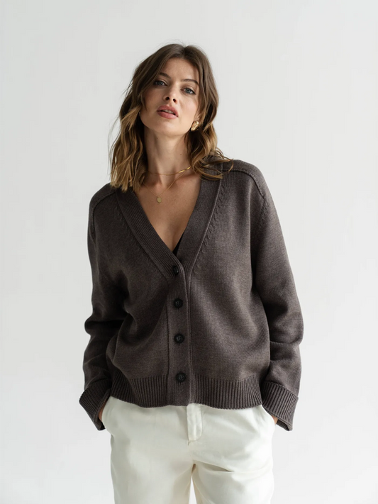 Wool Happen Кардиган BROOKE – шоколадний