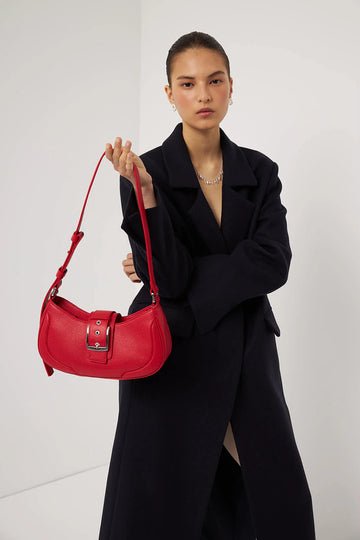 NUKOT REIMAGINED BAGUETTE BAG RED