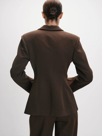 CICI COCO ЖАКЕТ ПРИТАЛЕНИЙ КОРИЧНЕВИЙ