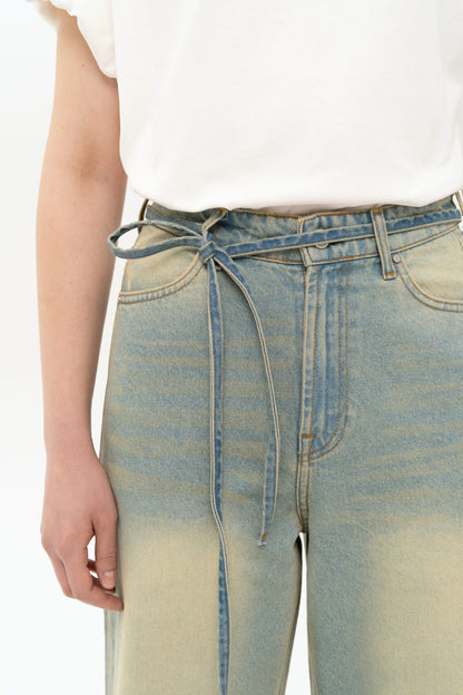 MATCH DENIM Wide Vintage Jeans