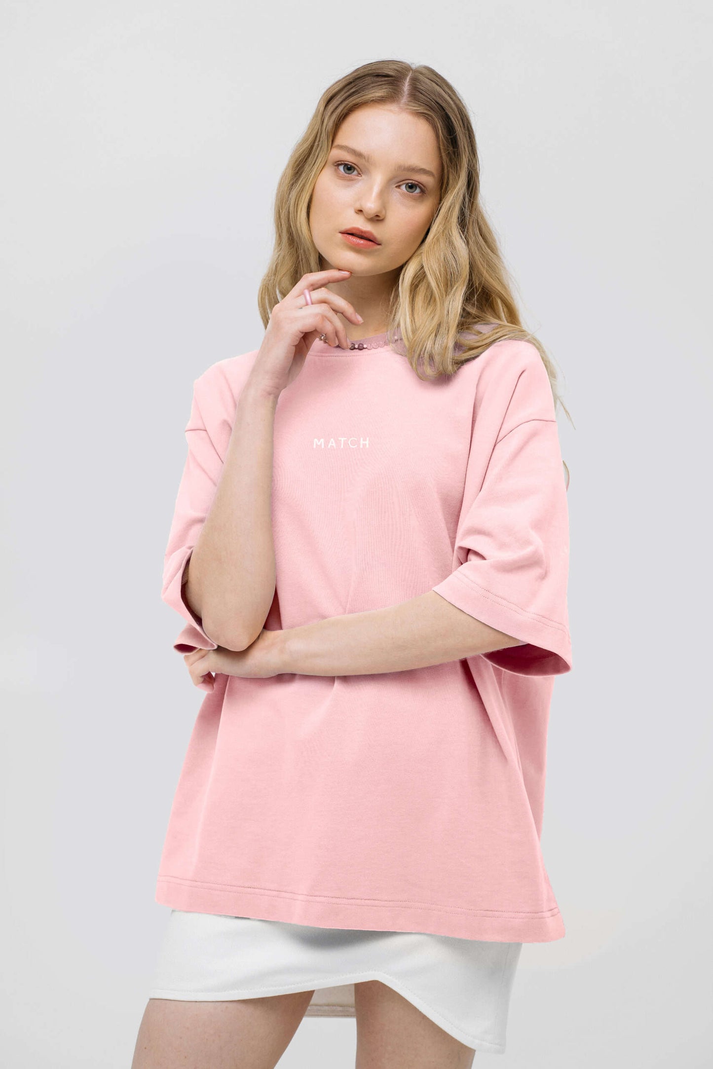 MATCH DENIM Pudra T-Shirt
