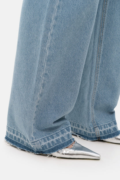 MATCH DENIM Light Blue Baggy Jeans