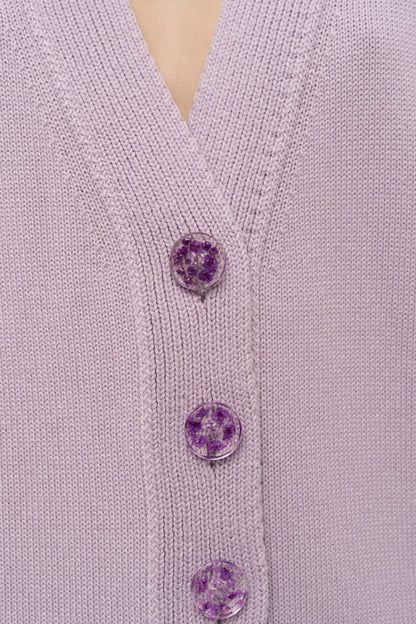 MATCH DENIM Lilac Knit Cardigan