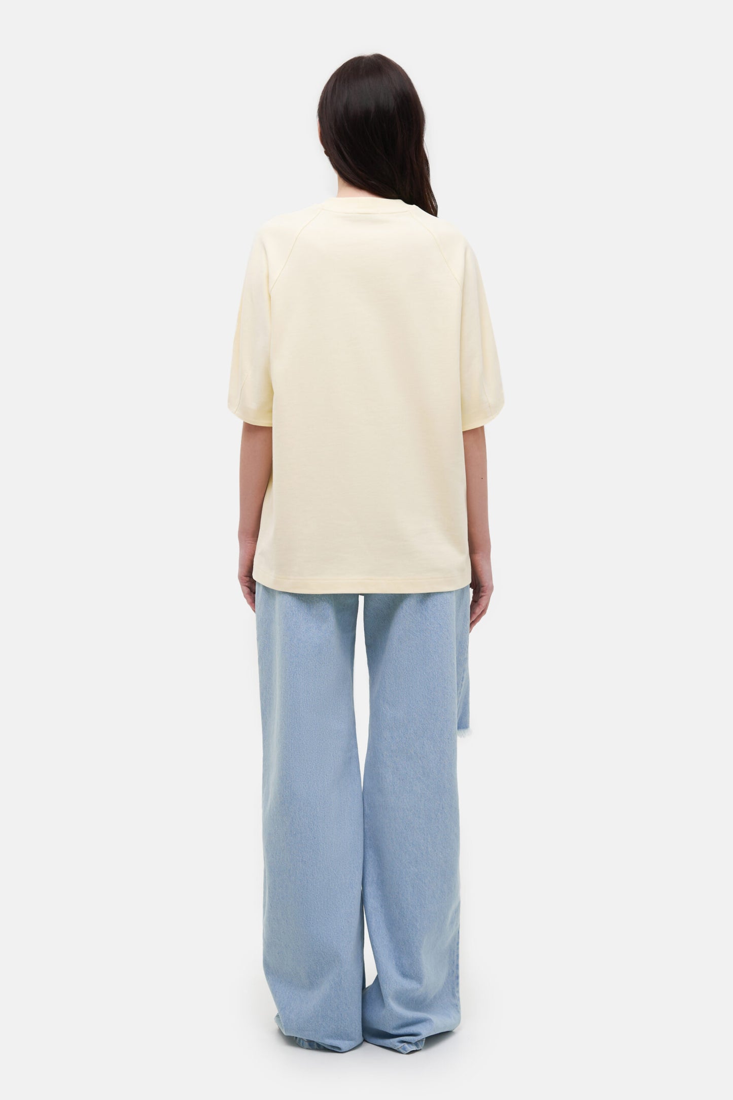 MATCH DENIM Yellow Raglan T-Shirt