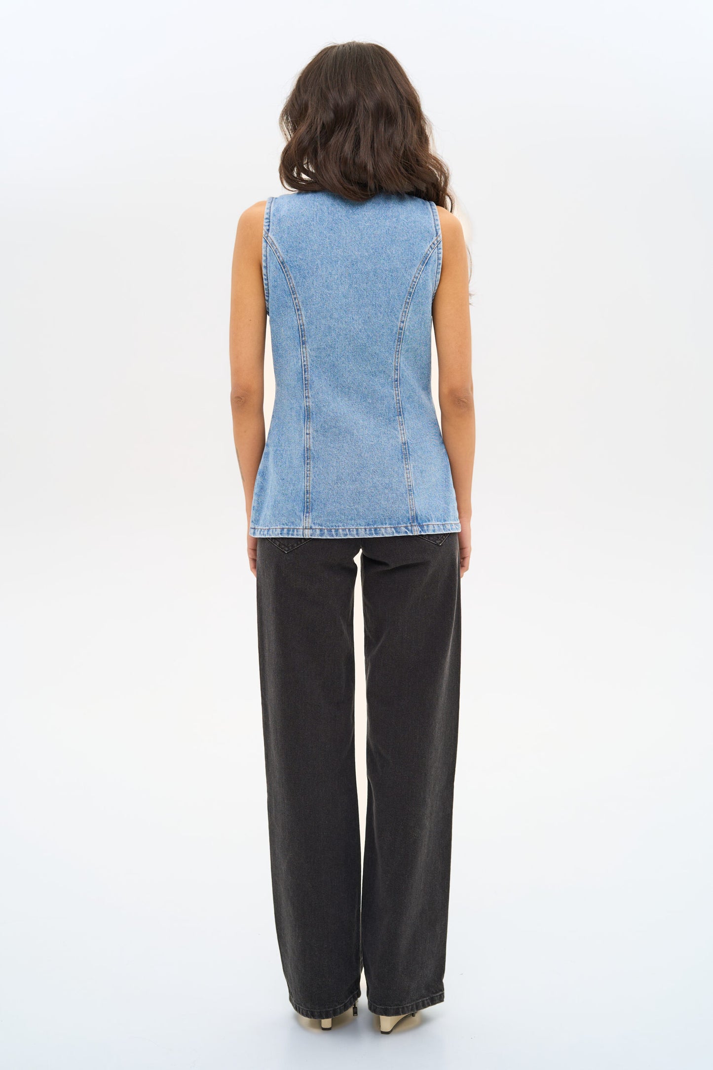 MATCH DENIM Denim Vest