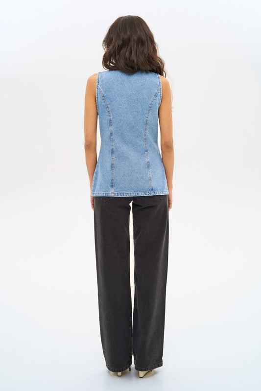 MATCH DENIM Denim Vest