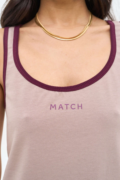 MATCH DENIM Cappuccino Top