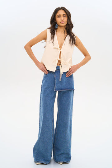 MATCH DENIM Джинси with Skirt