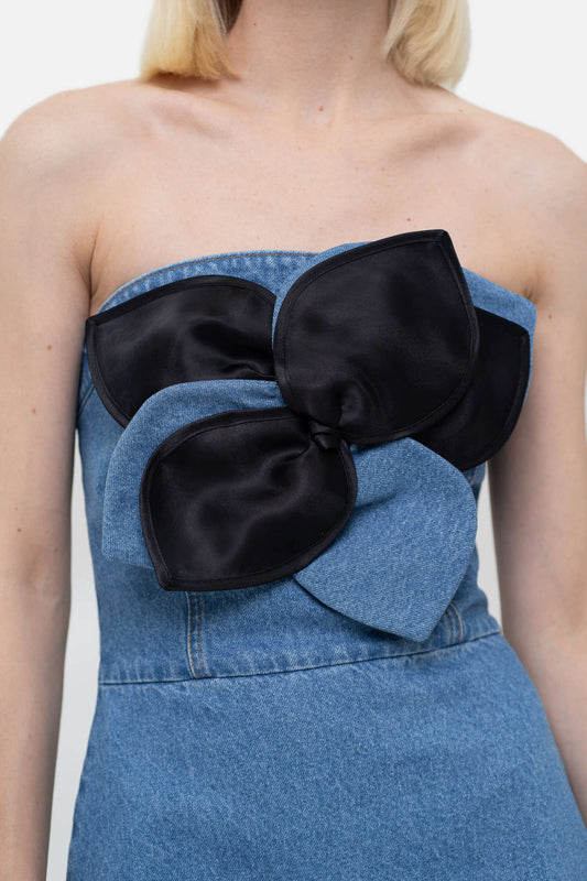 MATCH DENIM Mini Dress