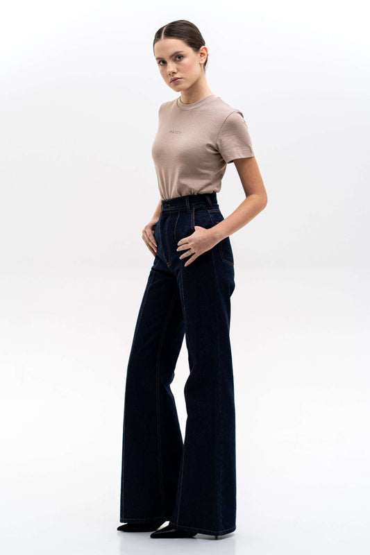 MATCH DENIM Indigo Flared Jeans