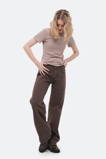 MATCH DENIM Baggy Brown Jeans