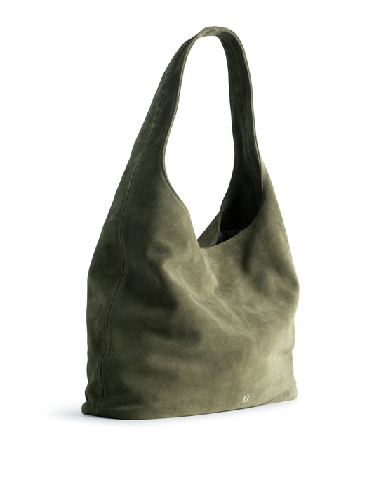 NUKOT HOBO BAG SUEDE KHAKI